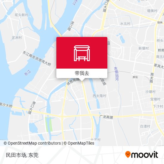 民田市场地图