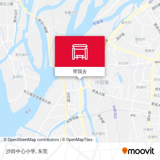 沙田中心小学地图