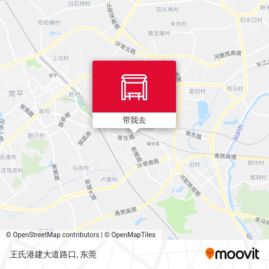 王氏港建大道路口地图