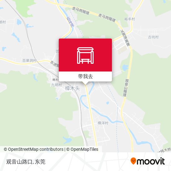 观音山路口地图