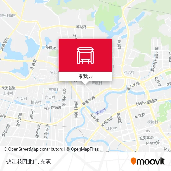 锦江花园北门地图