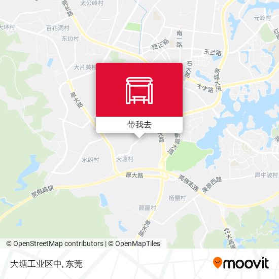 大塘工业区中地图