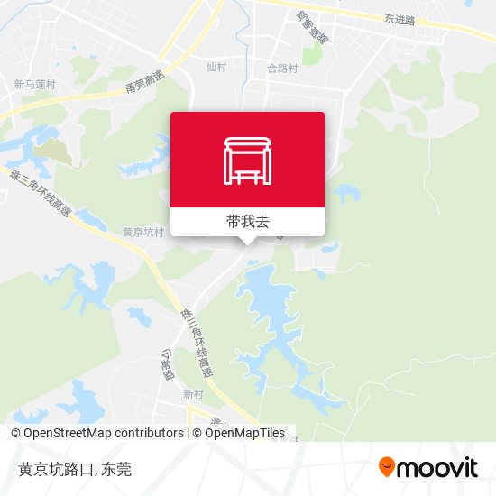 黄京坑路口地图