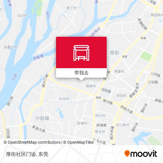 厚街社区门诊地图