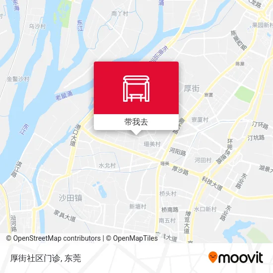 厚街社区门诊地图