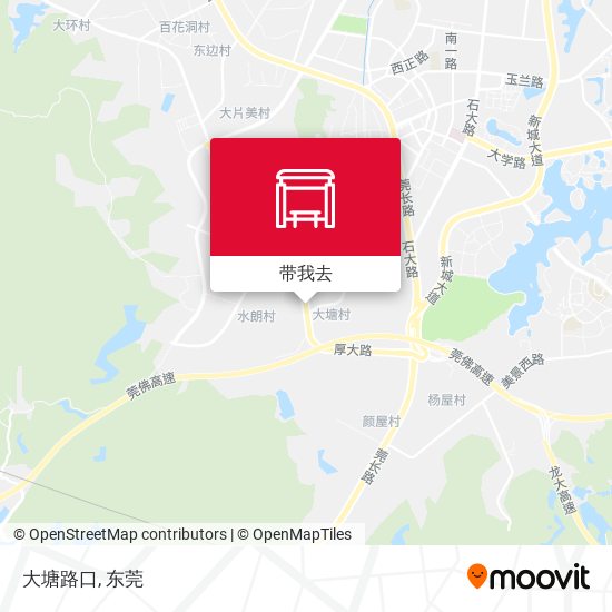 大塘路口地图