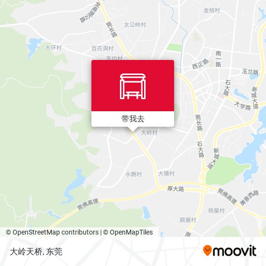 大岭天桥地图