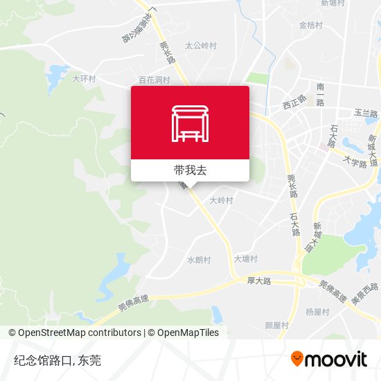 纪念馆路口地图