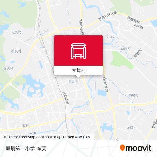塘厦第一小学地图