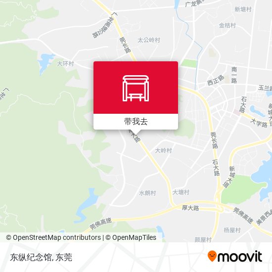 东纵纪念馆地图