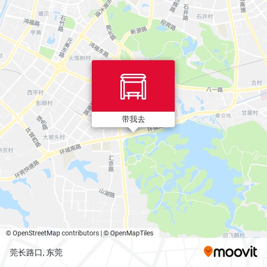 莞长路口地图