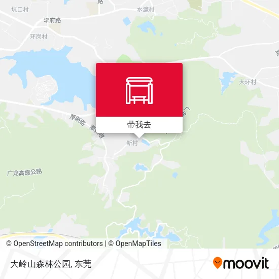 大岭山森林公园地图