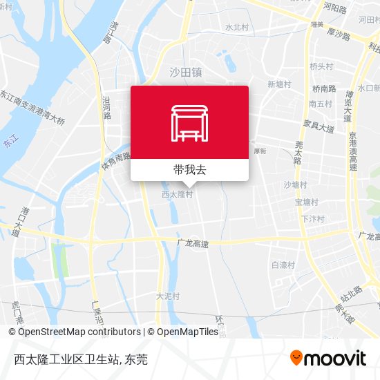 西太隆工业区卫生站地图