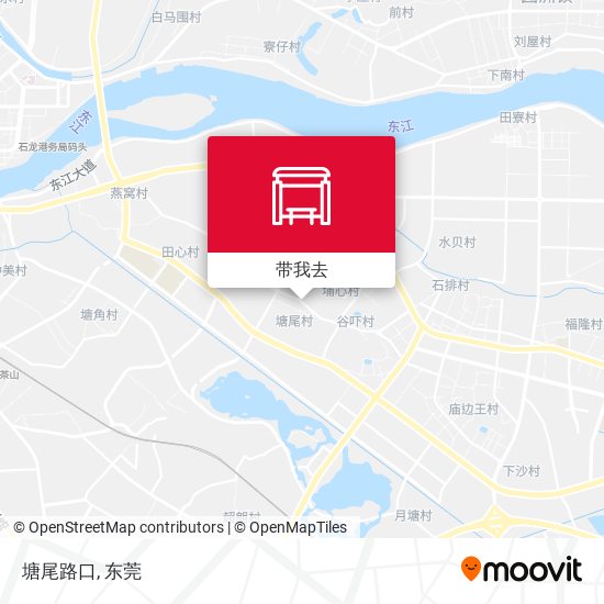 塘尾路口地图