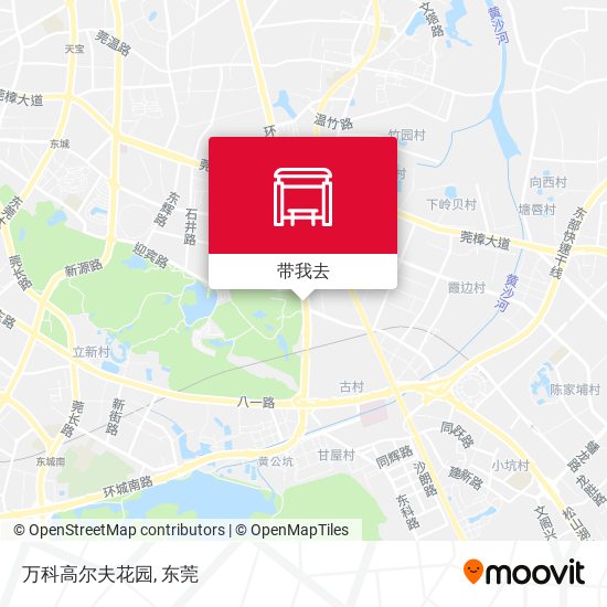 万科高尔夫花园地图