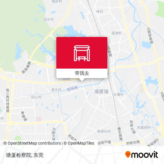 塘厦检察院地图
