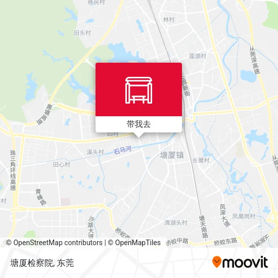 塘厦检察院地图