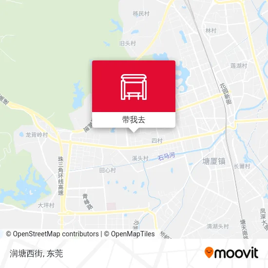 润塘西街地图
