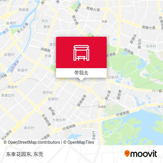 东泰花园东地图