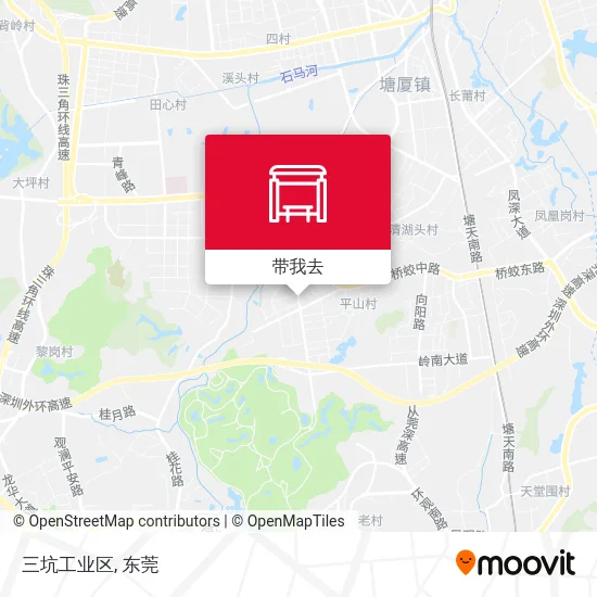三坑工业区地图