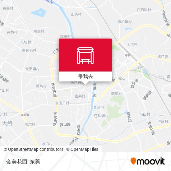 金美花园地图