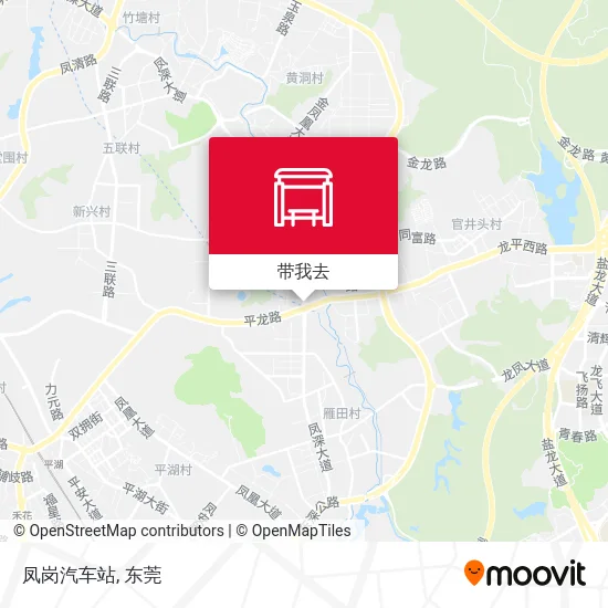 凤岗汽车站地图