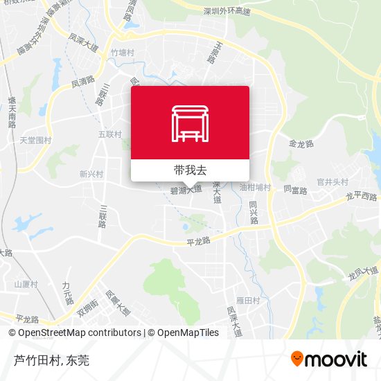 芦竹田村地图