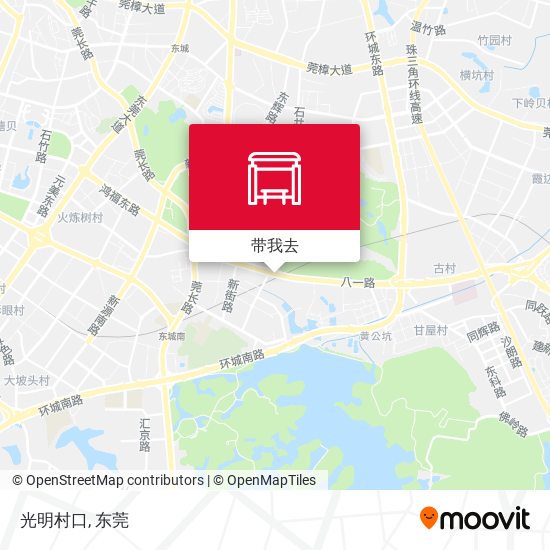 光明村口地图