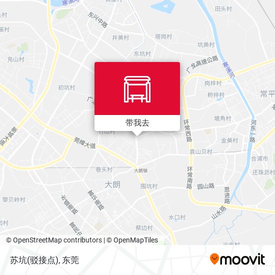 苏坑(驳接点)地图