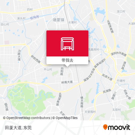 田厦大道地图