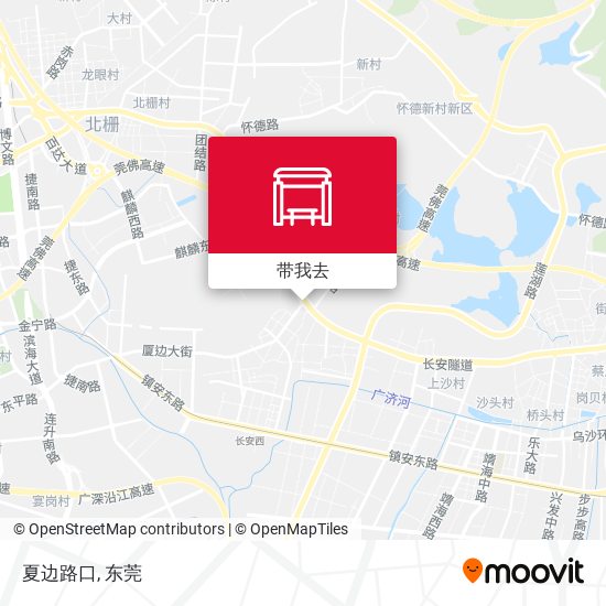 夏边路口地图