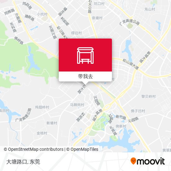 大塘路口地图