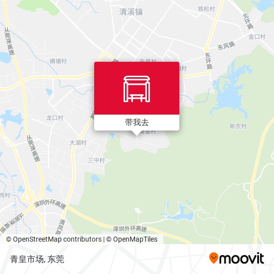 青皇市场地图