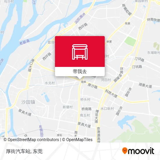 厚街汽车站地图