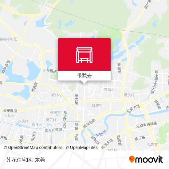 莲花住宅区地图