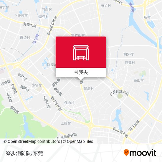 寮步消防队地图