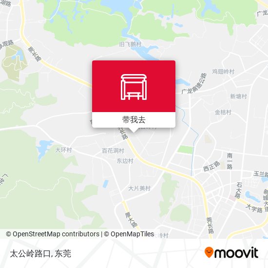 太公岭路口地图