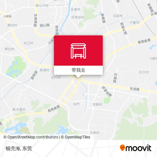 蚬壳海地图