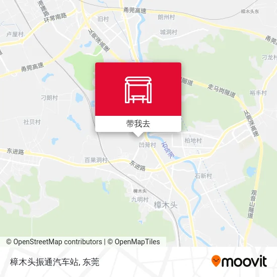 樟木头振通汽车站地图