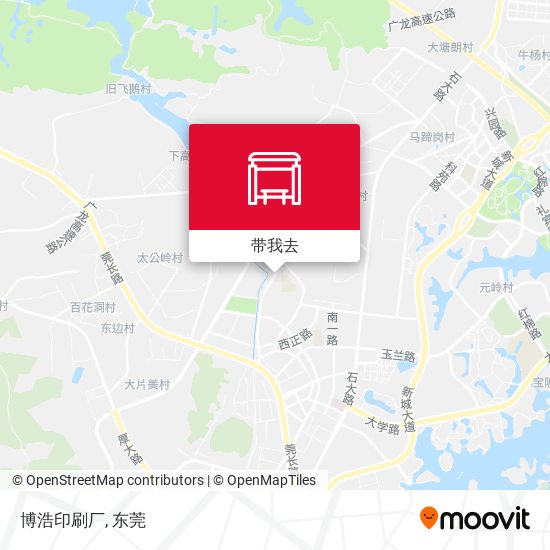 博浩印刷厂地图
