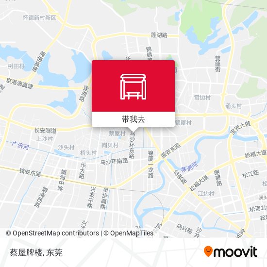 蔡屋牌楼地图