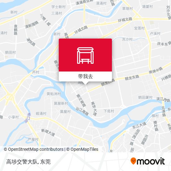 高埗交警大队地图