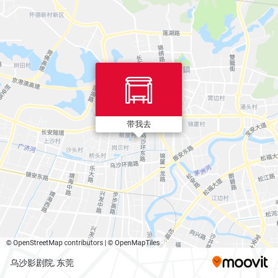 乌沙影剧院地图