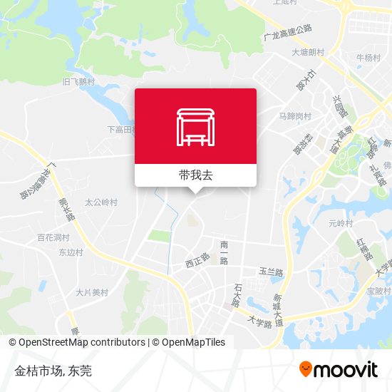 金桔市场地图