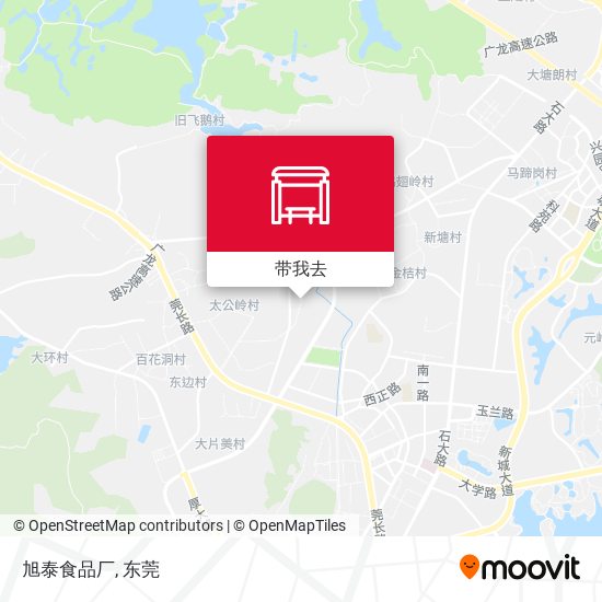旭泰食品厂地图