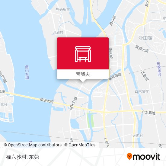 福六沙村地图