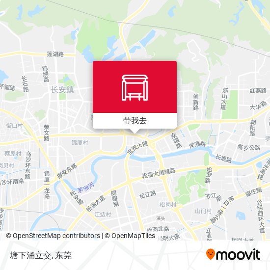 塘下涌立交地图