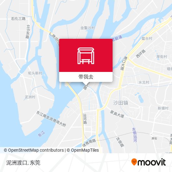 泥洲渡口地图