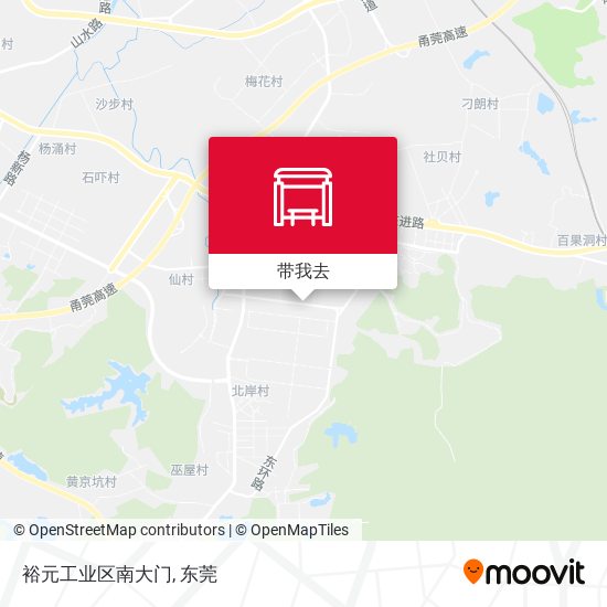 裕元工业区南大门地图