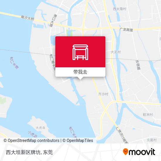西大坦新区牌坊地图